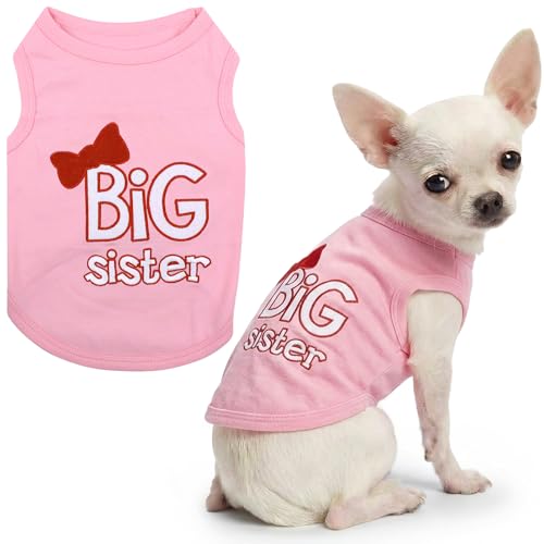 Dog Shirt 100% Cotton Shirts for Small Dogs (XX-Small (1-3lbs))