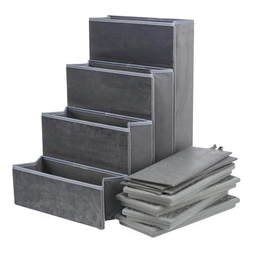 4 Step Velour Pet Stairs (Gray / 15" W x 22.8" H)