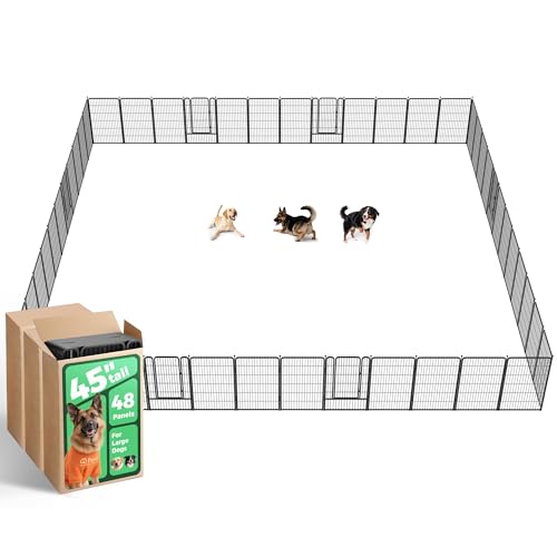 Rollick Dog Playpen (Black / 45"H)