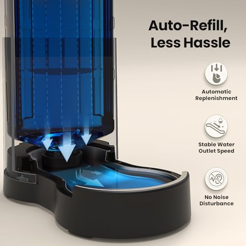 Gravity Dog Water Bowl Dispenser (Black / 8L)