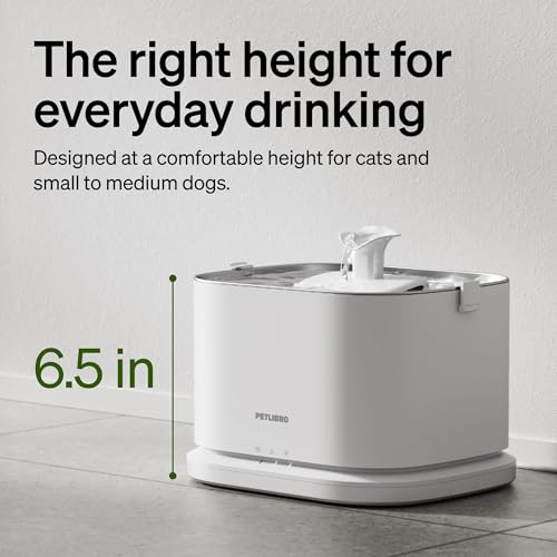 Upgrade Cat Water Fountain Stainless Steel Tray (White / Fountain)
