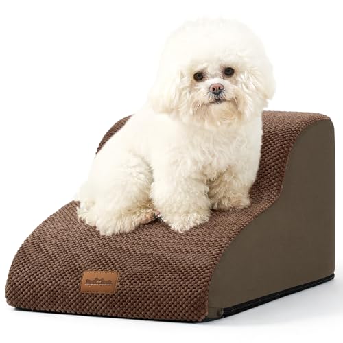 Dog Stair for Small Dog 11.8" H (Brown / Standard:15.7"x19.7"x11.8")
