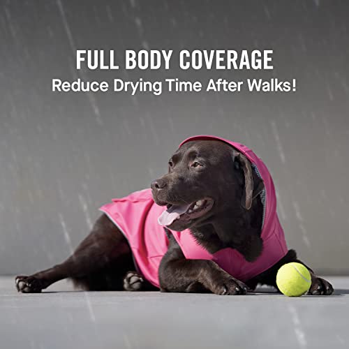 Torrential Tracker Dog Rain Jacket (28 (27-29" back length) / Pink)