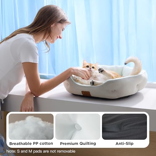 AeroFrost™ Cooling Small Dog Bed (20"L x 19"W x 6"Th / Arctic Cooling Blue)