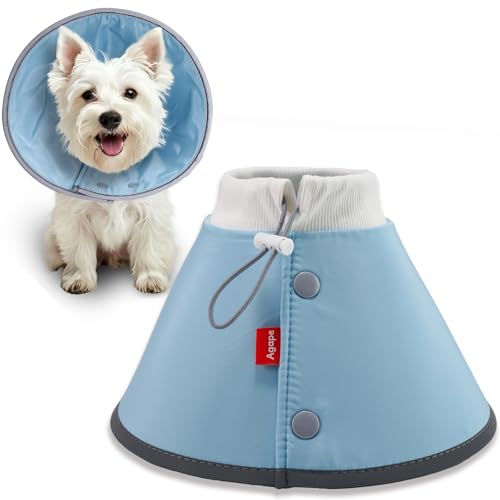Soft Dog Cone for Small Dogs & Cats (Blue (Small Dogs Cone) / 4 (Neck:9"-12"))