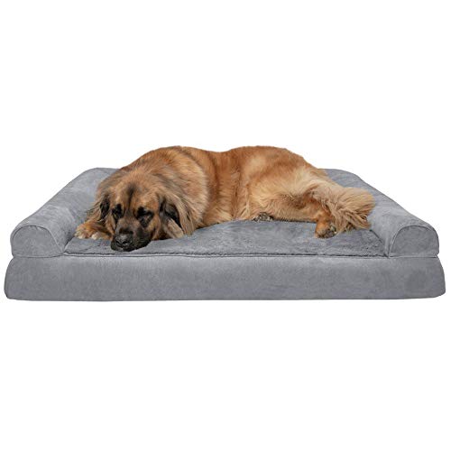 Orthopedic Dog Bed for Large Dogs w (Jumbo Plus / Gray)