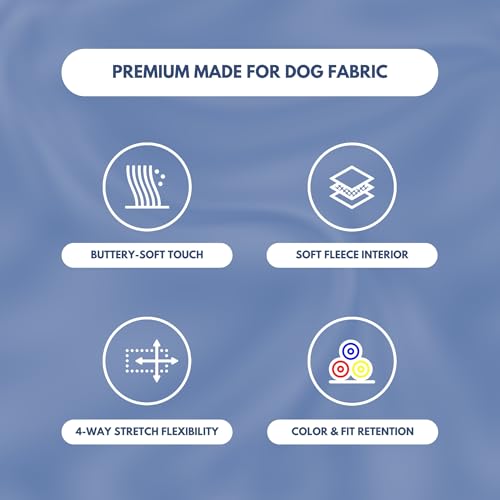 Dog Hoodie Buttery (Slate Blue / 3XL)