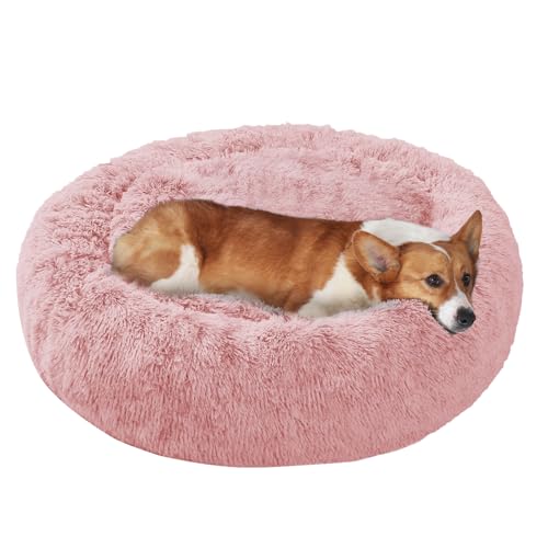 Dog Bed Calming Anti (31" / Smoke Pink)