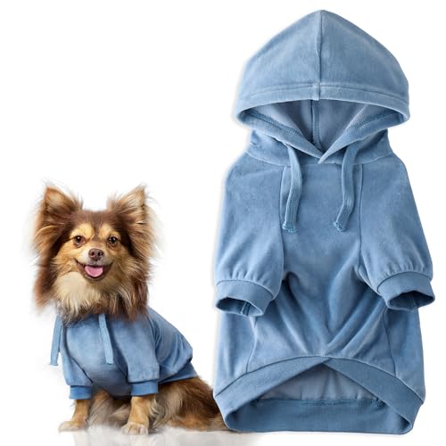 Cooper II Dog Hoodie (Faded Denim / XX-Large (70-110 lbs))