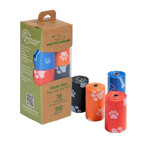 GRS Poop Bags for Dogs (GRS Assorted Colors / 150 Bags)