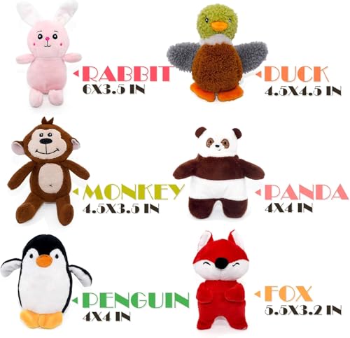 Dog Squeaky Toys for Small Dogs (12 Pack / Small)