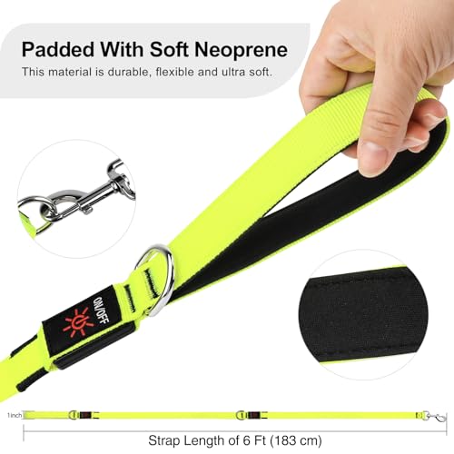 LED Light Up Dog Leash (Green / 6FT)
