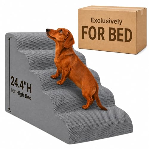 Dog Ramp for Bed (Gray)