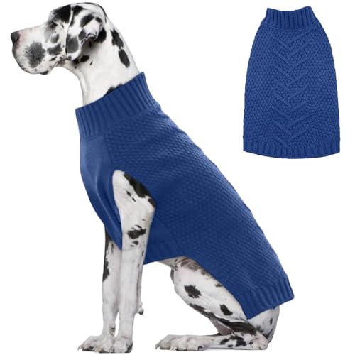 Big Dog Sweater (XXXX-Large(Chest:35.4 in) / Blue)