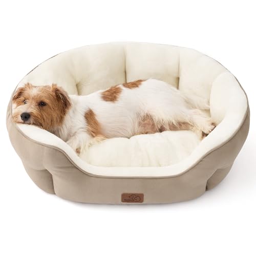 Medium Dog Bed Washable (28"L x 24"W x 8"Th / Camel)