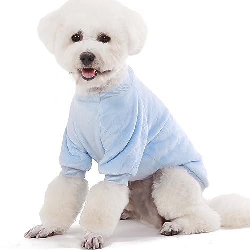 Dog Sweater 3 (Ballet pink,Skyblue,Peach / X-Small)