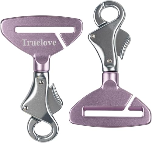 Truelove Vehicle Seat Belt Safety Buckle Lock (Purple-B / 2.7*4.7inch)
