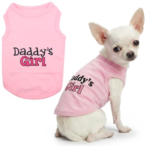 Dog Shirt 100% Cotton Shirts for Small Dogs (XX-Small (1-3lbs))