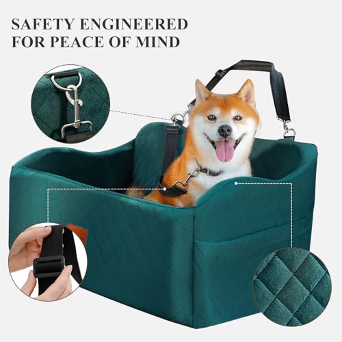 Dog Car Seat for Medium (Green / Large)