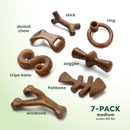 7 Pack Dog Chew Toys for Aggressive Chewers (Medium / 7 Pack)