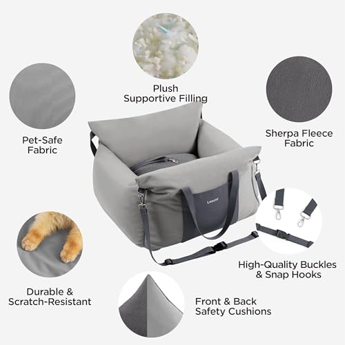 Lesure Small Dog Car Seat for Small Dogs