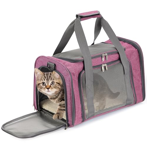 Pet Carrier 17.5" x 11.2" x 11.5" (Pink)