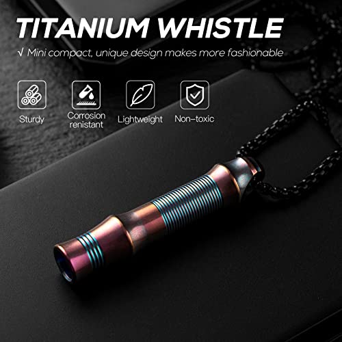 Titanium Emergency Whistle (Purple(1-pack))