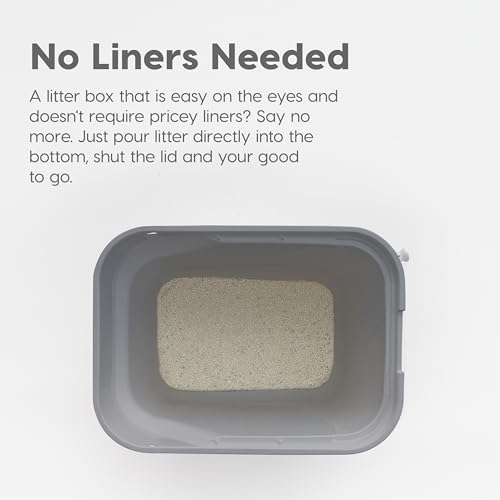 Cat Litter Box (Top Entry / Gray)