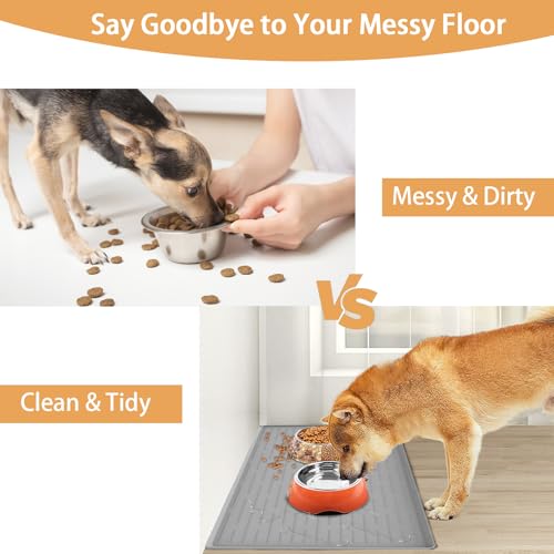 24" x 16" Dog Food Mat (Dark Green / 24"L x 16"W)