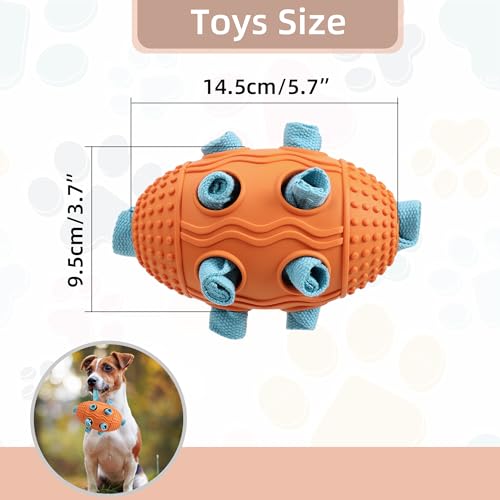 Interactive Dog Toy (Orange)