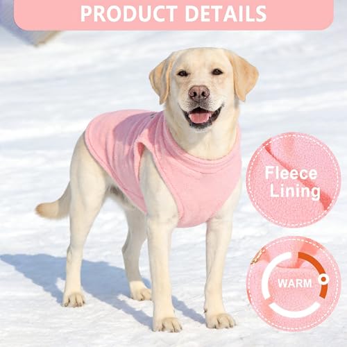 XXL Dog Sweater (pink,light pink / XX-Large(27-36lbs))