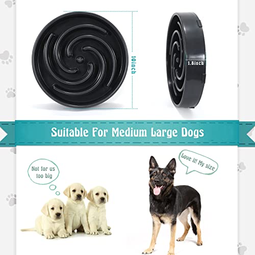 Slow Feeder Large Dog Bowl (Large / D-gray)