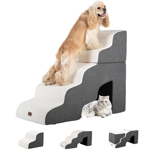 Dog Stairs for High Beds with Tunnel