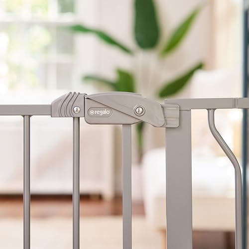 Safety 29" 49" Extra Wide Baby Gate (Platinum / 29-49"W x 30"H)