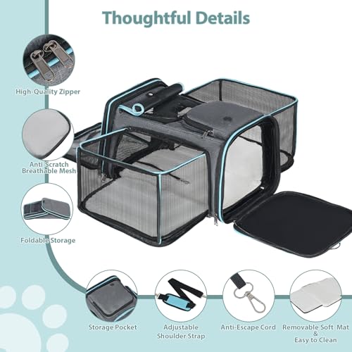 Expandable Dog and Cat Carrier