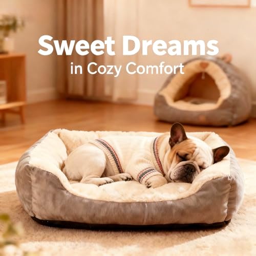 Small Medium Dog Sweater (Striped White / Large)