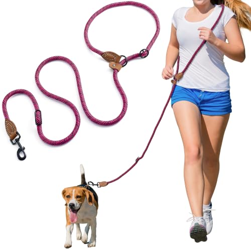 Hands Free Dog Leash (Pink / 8FT Hands Free)