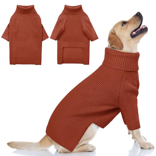 Soft Large Dog Sweater (Saddle Brown / XXX-Large)
