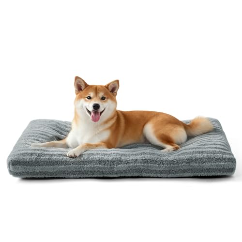 Washable Dog Bed Medium Size Dogs (Gray / 29.0"l x 21.0"w x 3"th)