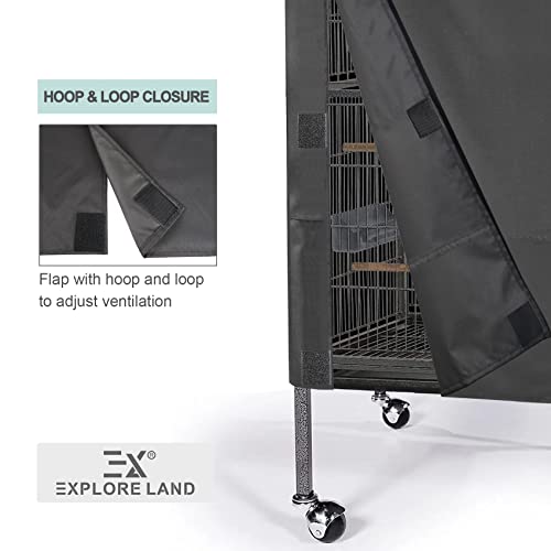 Pet Cage Cover (Medium / Black)