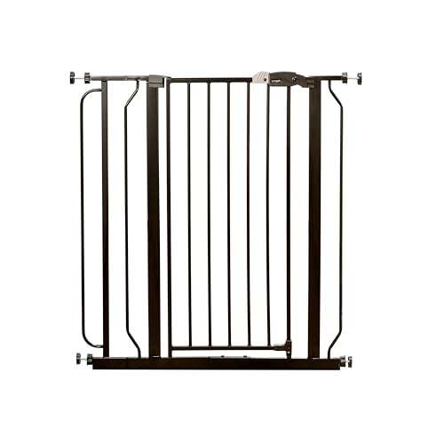 Safety 36" Extra Tall Baby Gate (Black / 29-36.5"W x 36"H)