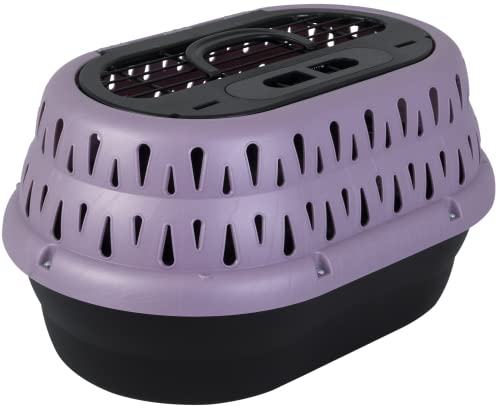 Top Load Plastic Cat Kennel (One-door / 19.0"L x 12.5"W x 10.8"H / PURPLE)