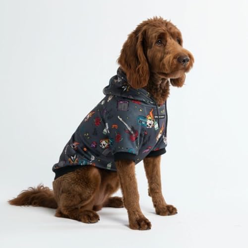 Dog Hoodie Buttery (Rock and Roll / XX-Large)