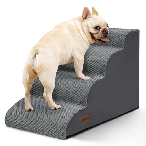 Dog Steps for Bed or Couch (Grey)