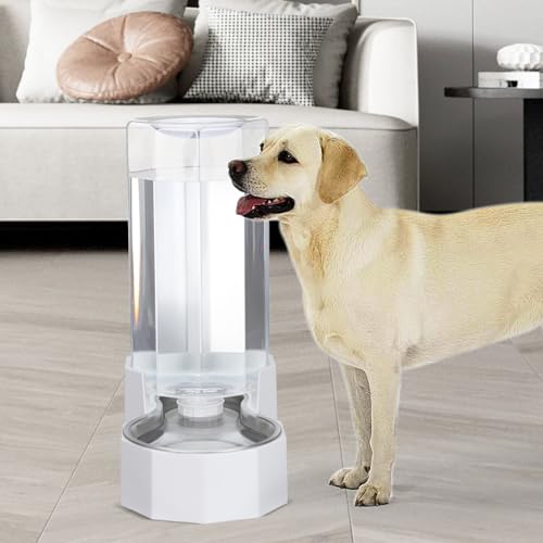 9L Large Dog Water Dispenser (White / 9L With Filter)