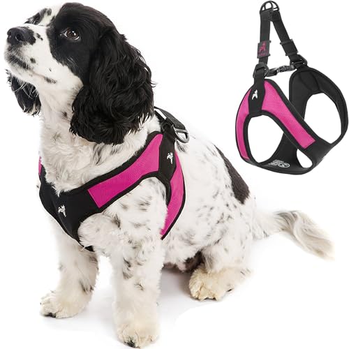 Escape Free Easy Fit Dog Harness (X-Small chest (15~17.25") / Hot Pink)