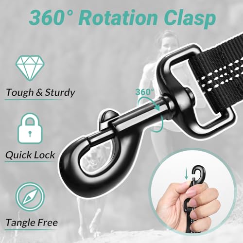 Tactical Dog Leash (Max: 6ft / Black)