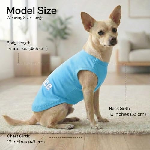 Dog Shirt 100% Cotton Shirts for Large Dogs (XL)