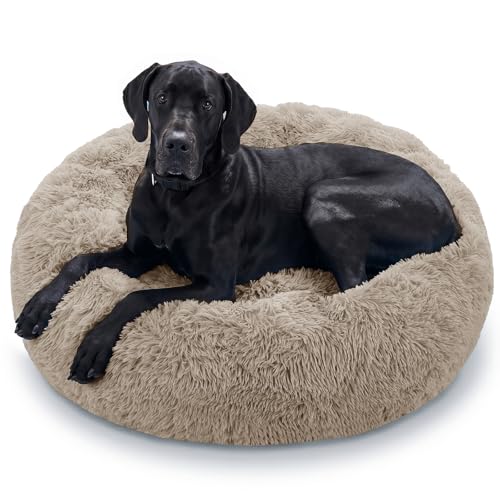 Dog Beds Large Sized Dog (45" / Cream Brown)