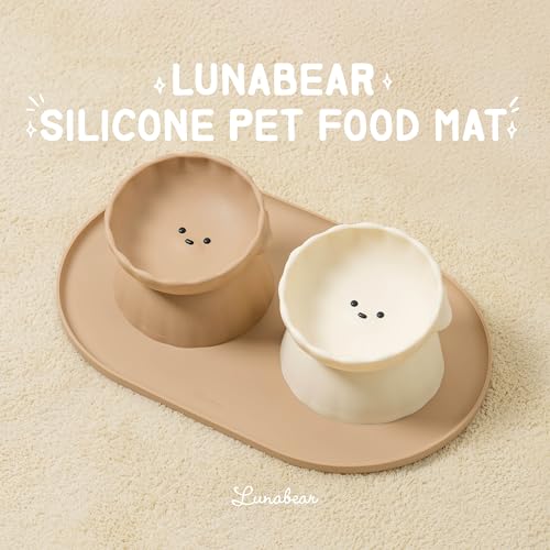 Dog Food Mat Made of Premium Food (Ivory)